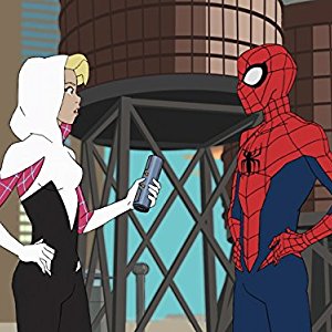 Gwen Stacy, Computer Voice, Spider-Gwen, Black Widow, Business Woman, Crimson Dynamo, Galina Nemirovsky, Little Girl, New Yorker #2, News Announcer...